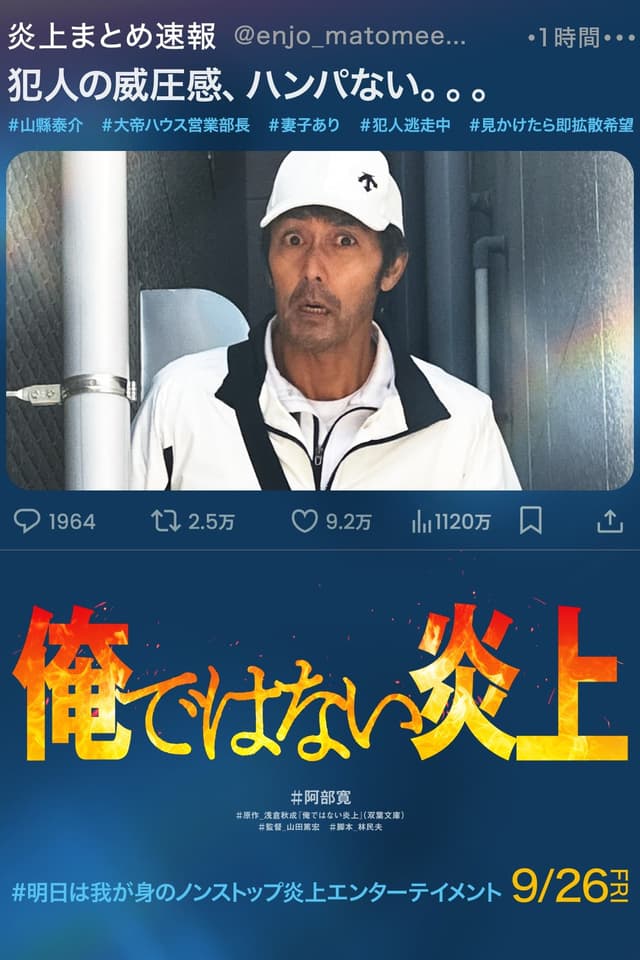 俺ではない炎上