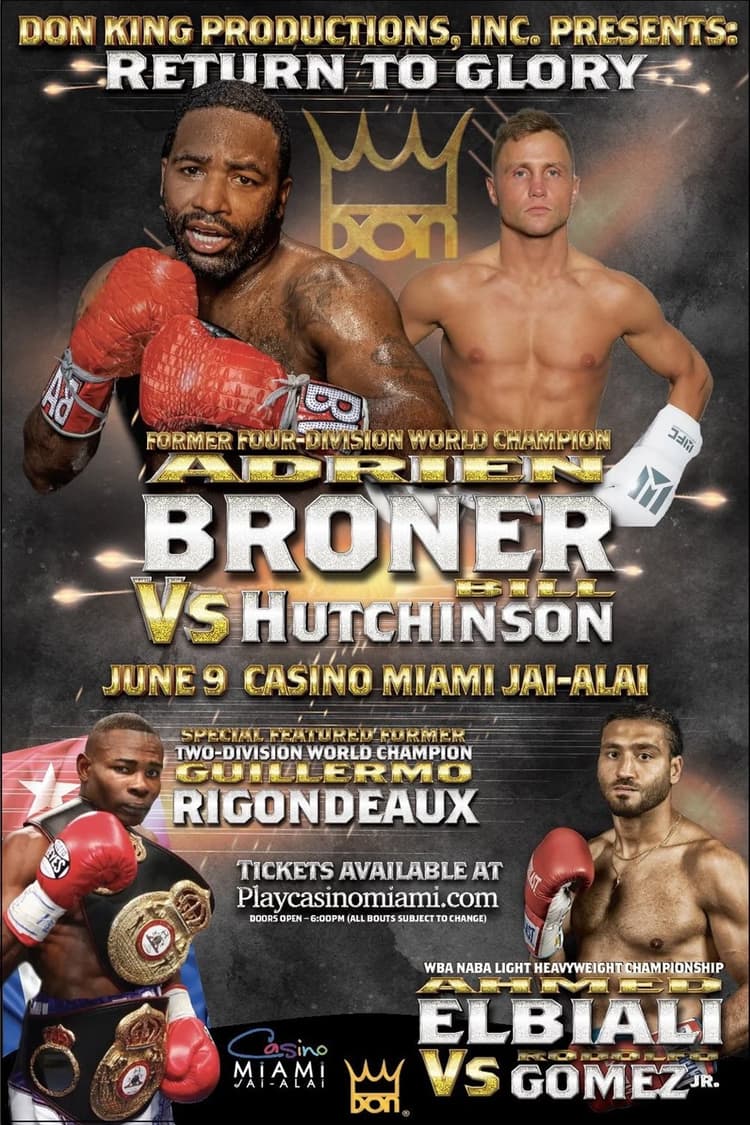 Adrien Broner vs. Bill Hutchinson