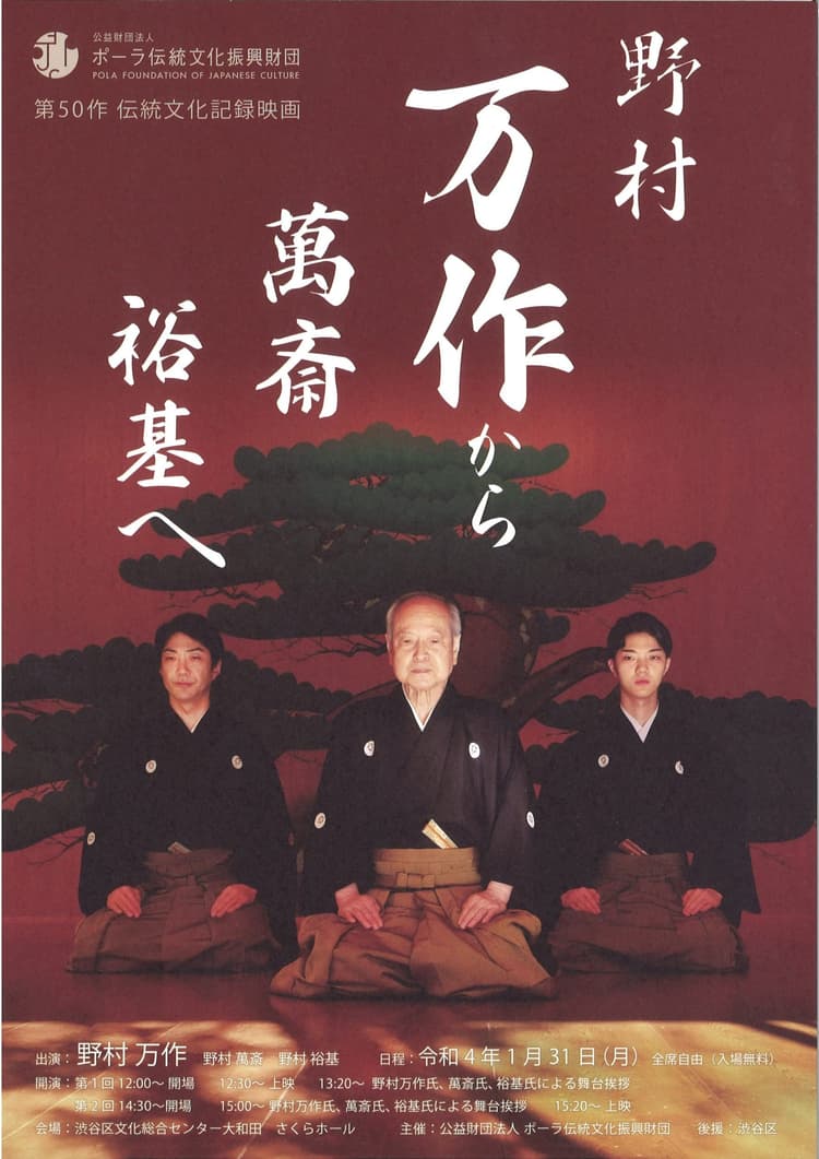 The Living Tradition of Nomura Kyogen: From Mansaku to Mansai to Yuki