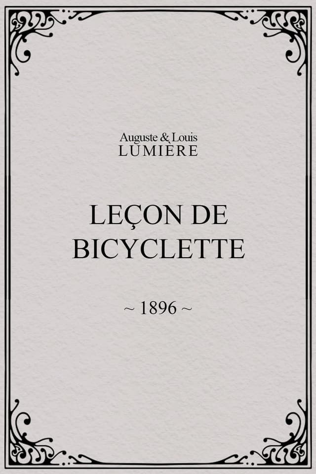 Leçon de bicyclette